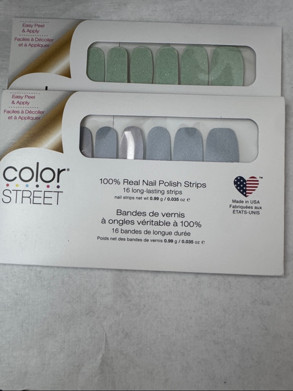 Color Street Nail Polish Strips a world to Sea FMG247 Island hopping FMS131 NIP